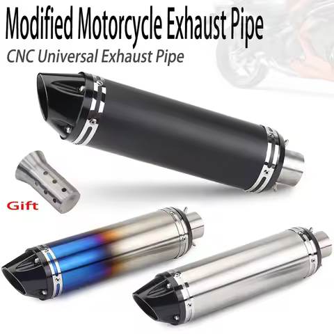 51MM Motorcycle Exhaust Pipe Modification Suitable for Ninja 350/250 Yamaha R6 K6 K8 K9 Modified Uni