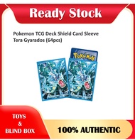 [100% Authentic] Pokemon TCG Deck Shield Card Sleeve - Tera Gyarados (64pcs)