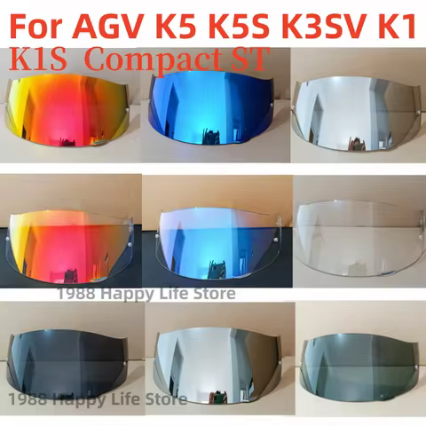 Helmet Visor for AGV k5 k5S k3SV k1 K1S Compact ST Motorcycle Accessories Lens Motocross Cascos Para