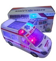 COD MAINAN MOBIL AMBULANCE BUNYI DAN NYALA ADA LAMPU DAN ADA SUARA SIRINE / MAINAN AMBULANCE 911 PUL