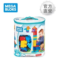 【Mega Bloks 美高積木】80片積木袋(藍)