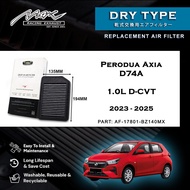 Perodua Axia D74A 1.0L D-CVT 2023 to 2025 17801-BZ140MX Max Racing Exhaust Performance Drop-in Dry T