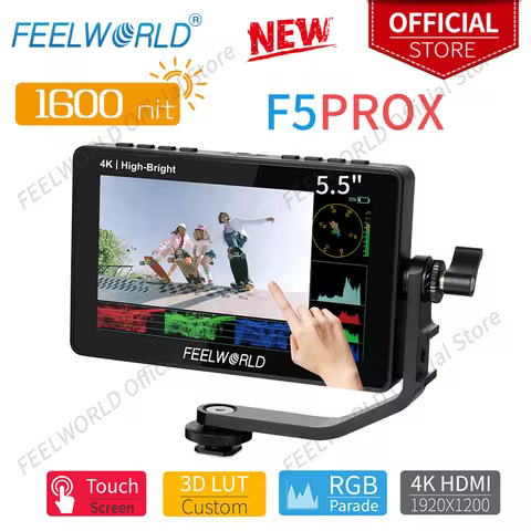 FEELWORLD-High Bright Full HD IPS Panel Touch Screen DSLR Camera Field Monitor 4K HDMI 3D LUTs for R