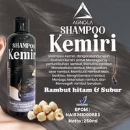 Shampoo Kemiri Hitam - Shampoo Pemanjang Rambut 60ML Menebalkan dan Menghitamkan Rambut Anti Ketombe Kemiri Bakar Hitam Shampo