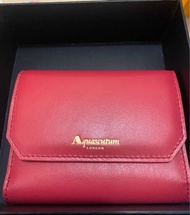Aquascutum 銀包 (桃紅色）