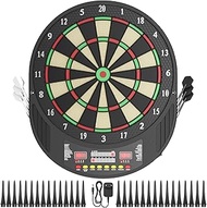 Electronic Dartboard, Professional with 6 Darts, Electronic Dart Game with LED Indicators, 33 Games,