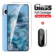​2in1 For Google Pixel 8 Pro 5G Full Cover Tempered Glass Gogle Google Pixel8 Pixel 8Pro 2023 Lens F