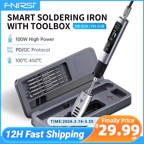 FNIRSI HS-02 Portable Soldering iron, Adjustable temperature
