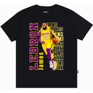 KATUN James lebron lakers T-shirt, 24s combed cotton t-shirt material