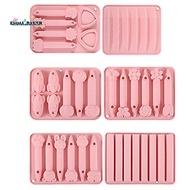 6 Pcs Crayon Molds Safe Crayon Silicone Mold 3D Cavity Crayon Melting Molds Assorted Reusable Crayon