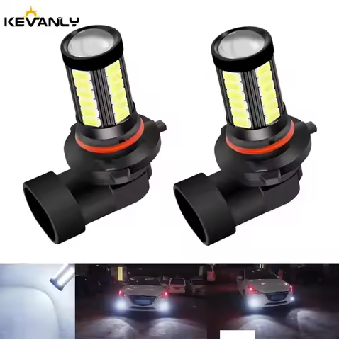 2PCS Car P13W LED Fog Light Bulb H11 H16 9005 9006 Bulb 5630 33 LED Fog Lamp Headlight Bulb Running 