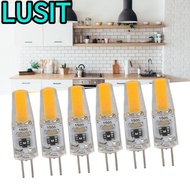 LUSIT 6PCS G4 Light Bulb, 120V 180lm G4 LED Bulb, Durable 2W Light Bulb Chandelier