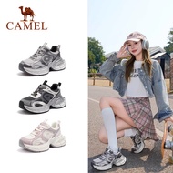 CAMEL women's shoes thick sole retro silver sports casual shoes