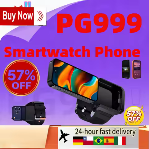 PG999 Smartwatch Phone Touchscreen GPS 4G Android Wi-Fi HD Camera Global Connectivity Octa-core Proc