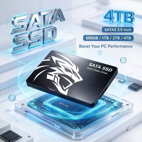 2.5 Inch SATA3 SSD 500GB 1TB 2TB 4TB Internal Solid State Drive High Speed SATA III SSD for Desktop 