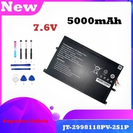 New Reliable power source 5000mAh For JT-2998118PV-2S1P 7.6V
