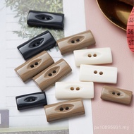 Special-Shaped Eye Resin Button Button Sweater Ready Stock Woolen Square Knitwear Button Coat Button