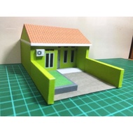 HIJAU DIY Papercraft Diorama Green House