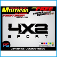 ☾ ℡ ☇ Multicab 4x2 marking Sticker Decals Set cut-out vinyl