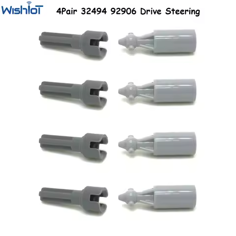 Legoeds-compatible Technical Bricks 8PCS CV Constant Velocity Cardan Cup Ball Joint (4 Pairs) Drive 