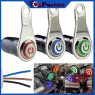 12V LED Waterproof Motorcycle Handlebar ON-OFF Switch Reset Self Return Horn Button Switch