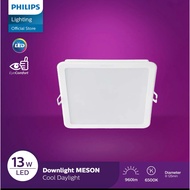 PHILIPS MESON 13W SQUARE DOWNLIGHT PHILIPS MESON 13W SQUARE BUILT-IN LAMP