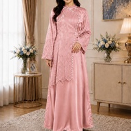 NEWEST, SUIT, DREES, ADA, BRUKAT, Wanita, ADULT, MATERIAL, satin, PREMIUM
