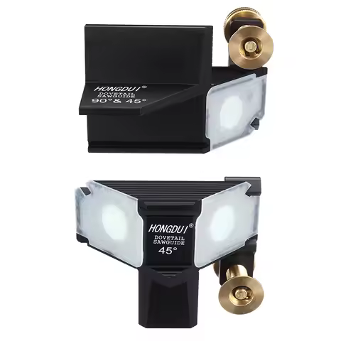 HONGDUI Dovetail Saw Guide 45 Degree 90 Degree Dovetail Rail Saw Gauge Woodworking Tenon Tool