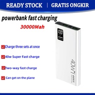 【READY STOCK】Qc3.0 Mobile charging bank 40w ultra-fast charge 30000mAh/20000mAh mobile power LED dig