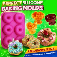 Donut Mould Silicone 6-in-1 ( Donut Cutter) Acuan Donut Acuan Bungah Donut. Donut Cutter