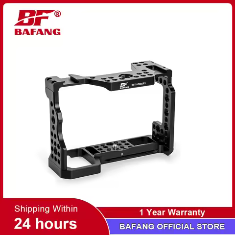 BAFANG Camera Cage for Sony A9 A7RIII A7III A7M3 Cameras Aluminum Alloy Camera Rabbit Cage Protectiv