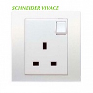 Schneider Vivace 13a Switch Socket Outlet / Vivace Switch Socket