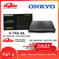 ONKYO 4/3/2 Channel Power Amplifier 4 x 60w/rms (V-T60.4A)/ 4x 80w /rms (V-T80.4A)