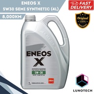 [ORIGINAL] 2025 PACKING ENEOS Semi Synthetic 5W30 Engine Oil Eneos X API SP/CF (4L)