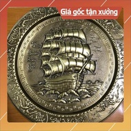 Bronze Plate Painting with embossed motifs