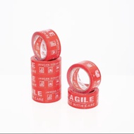 MERAH RED FRAGILE DUCT TAPE/ DUCT TAPE DO NOT SLASH/ DUCT TAPE RED DUCT TAPE