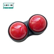 雙球滾珠按摩球 | 手持健身球 | 經絡筋膜球 | 全身按摩器 | 按摩筋膜球 | 足底按摩 | 穴位按摩球 | 花生球  紅色（KCB）