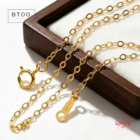 14K Gold Filled Flat Cable Chain Necklace 1.3MM Chain Necklace Gold Jewelry Minimalist Gold Filled W