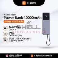 shell Xiaomi 165W Power Bank Integrated Cable 90W Self Charge Compact Fast Charge Multiple Devices D