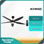 Khind Ceiling Fan 56” DC Motor With LED Light CF56DC6RL