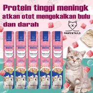 【PAWS&TAILS】High protein cat stick snack enhance physical fitness and improve immunity (Ready Stock)