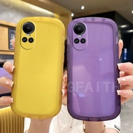 New Air Bag Phone Case OPPO Reno 10 Pro International Version Reno10 Pro+ 5G 2023 New Fashion Transparent Shockproof Soft Case Oppo Reno10 Pro Plus Camera Protection Cover