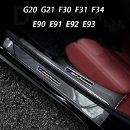 BMW carbon fiber 3 series G20 G21 F30 F31 F34 E90 E91 E92 E93 interior and exterior door sill trim products welcome step