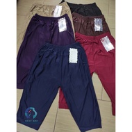 LADIES STYLE LONG PANTS Elastic/7-point pants/Wanita seluar 7 suku