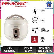 Pensonic 0.8L Rice Cooker PSR-802G Periuk Nasi Kecik with Keep Warm Function Detachable Steam Cap