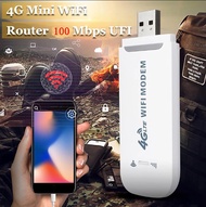 USB Mobile Wifi Router 4g Sim Card 4G Portable Wifi Router 4G LTE Mobile Hotspot Wireless Broadband Mini Mifi Unlock 4G 3G Modem Portable Wifi Router（TPG can support need to set apn）