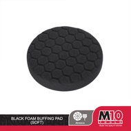 M10 Velcro Black Foam Buffing Pad - Soft (5"/7")