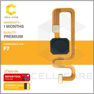 Fingerprint Finger Button Sensor Flex Cable Ribbon Compatible For OPPO F7