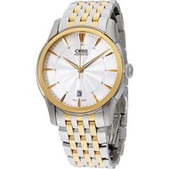 腕時計 オリス メンズ 73376704351MB Oris Artelier Date Silver Dial Stainless Steel Men's Watch 7337670