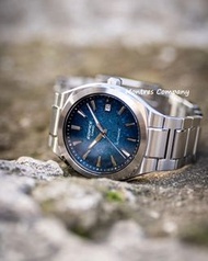Montres Company 香港註冊公司 (33年老店)卡西歐 CASIO Edifice  機械手錶 機械錶 機械手表 機械表 自動上鏈 透視旋入式錶背 100米防水 不鏽鋼實心錶帶 不鏽鋼 藍